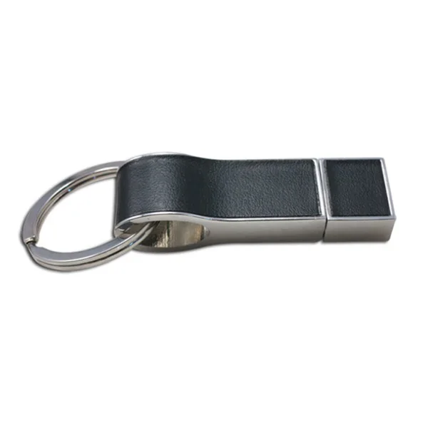 Custom Logo Printed Full Capacity Leather USB Stick 8GB With Gift Box - ANKUX.COM