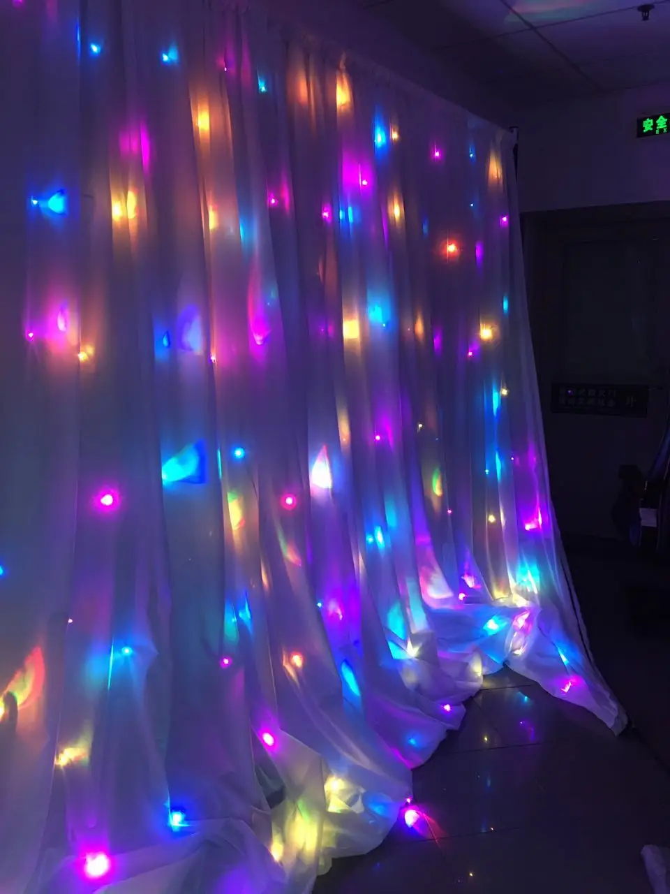 Rk White Lights Led Star Curtain Led Wedding Backdrop For Sale - Buy ...