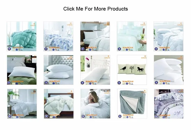 Almohada de plumón de pato de calidad al por mayor del proveedor de China