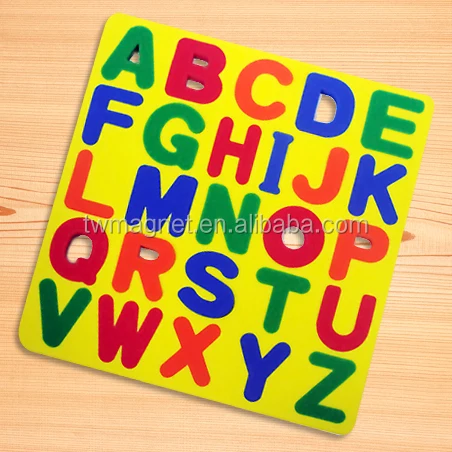 Magnetic Eva Foam Alphabet Puzzle For Kids Education Fridge Magnet ...