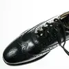 Luxury Ghillie Brogue Kilt Leather Shoes & Leather Sole