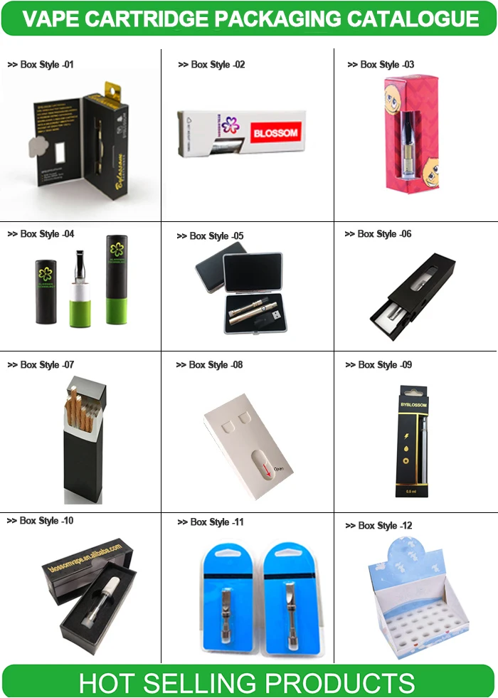 vape cartridge packaging