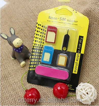 Best selling 4 in 1 Nano Sim Card Adapters / Standard Sim Card SIM Card & Tools For Iphone 4 / 4S/ 5 / 6 /6S Best selling 4 in 1 Nano Sim Card Adapters / Standard Sim Card SIM Card & Tools For Iphone 4 / 4S/ 5 / 6 /6S