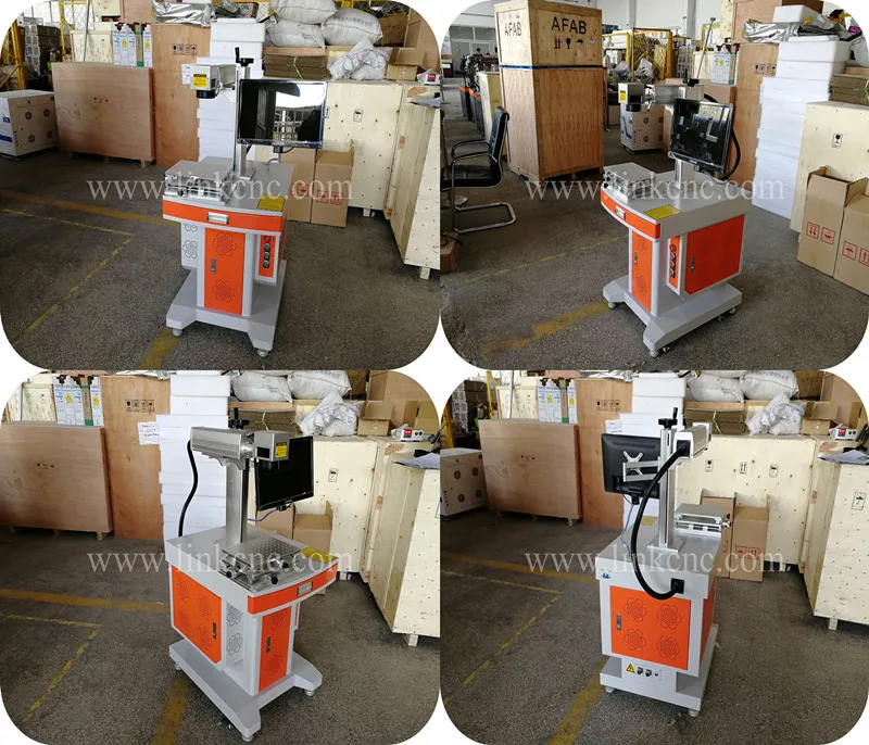 Highest supplier 20W 30w 50W Desktop fiber laser marking machine