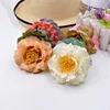 2pcs Big 9cm Silk Artificial Peony Flowers Head For Wedding Home Room Decoration DIY Scrapbooking Handmade Wreath Hats Flowers