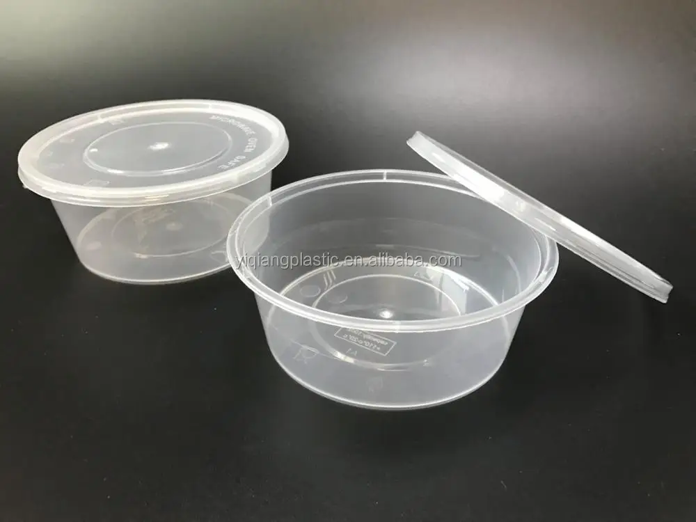Fda Pp Clear Round Disposable Food Packaging Rice Bowl Buy Disposable