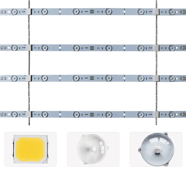 LED Lattice Backlight LED Hard and Flexible RGB RGBW SMD 5050 LED Strip Light for Back Lighting Source