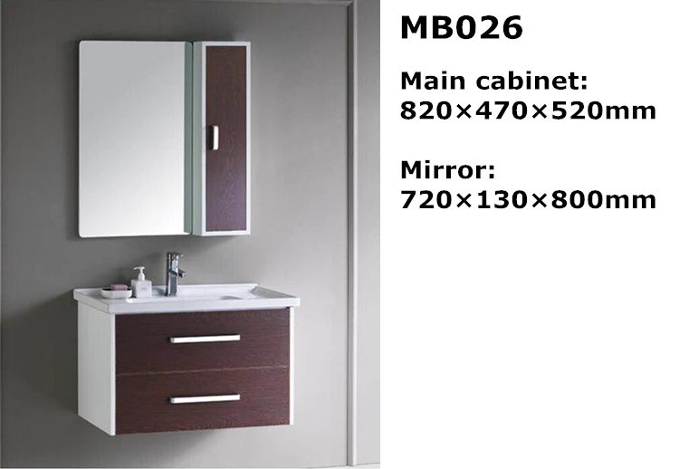 Small size plywood free standing bathroom vanity cabinet