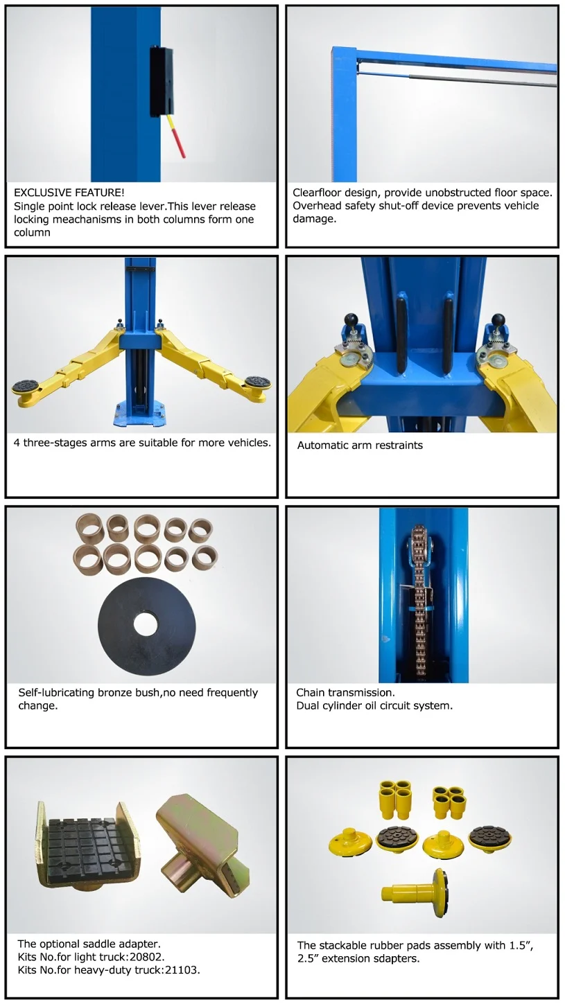 Two Column Used Car Lifts For Sale Of Car 4t Two Post Lifts Buy Two