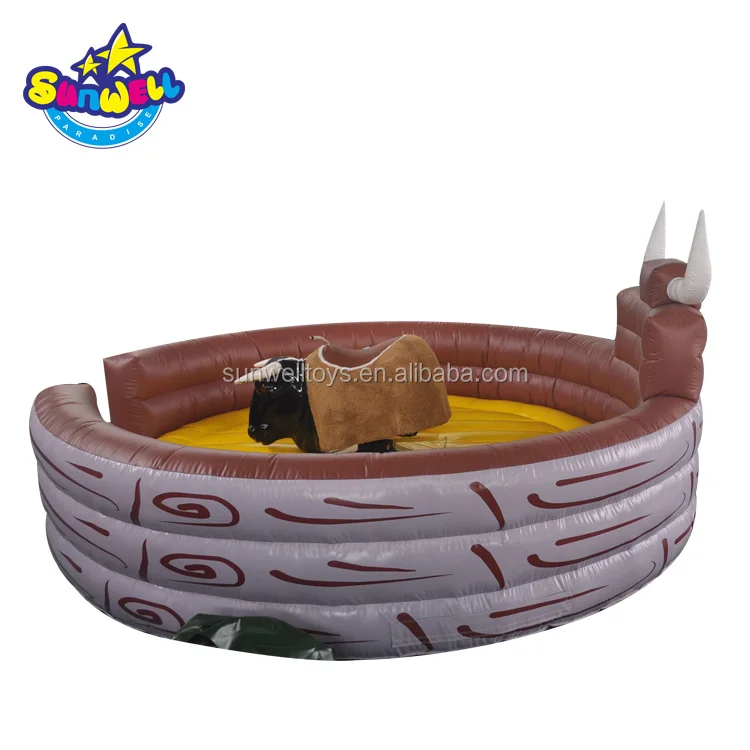 Amusement Park Inflatable Mechanical Bull Riding Toys,Kids Bull Riding