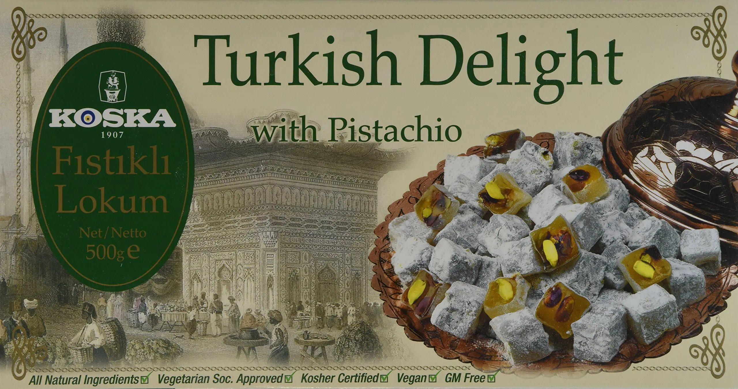 Koska Turkish Delight 500g Hazelnut