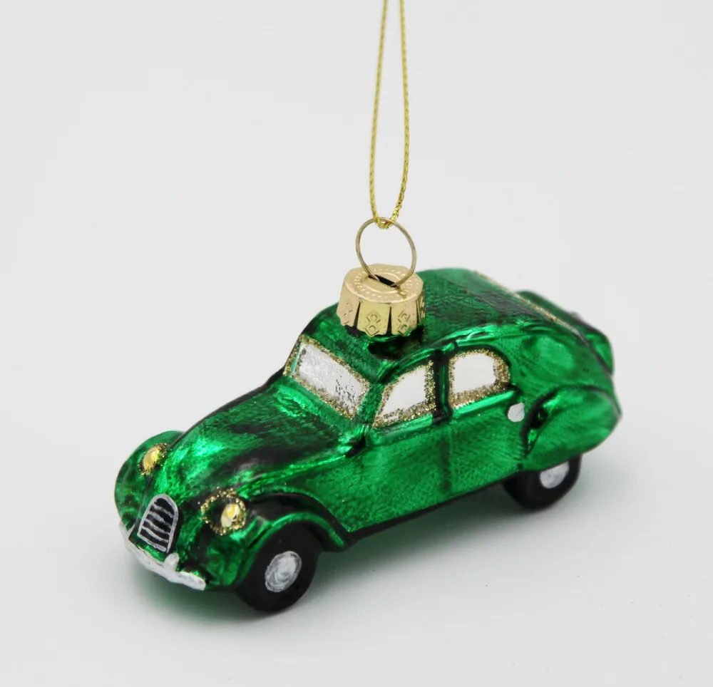 Hand Made Old World Christmas Classic Car Glass Blown Ornament - Buy ...