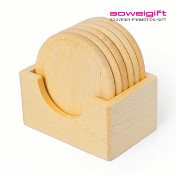 blank wooden coasters
