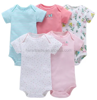 Organic Cotton Cute Newborn Baby Girls Clothes Romper Onesie Buy