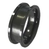 Factory Direct Custom Made Jewelry Supplier Flat Edges Core Black Ceramic Blank Ring for Inlay