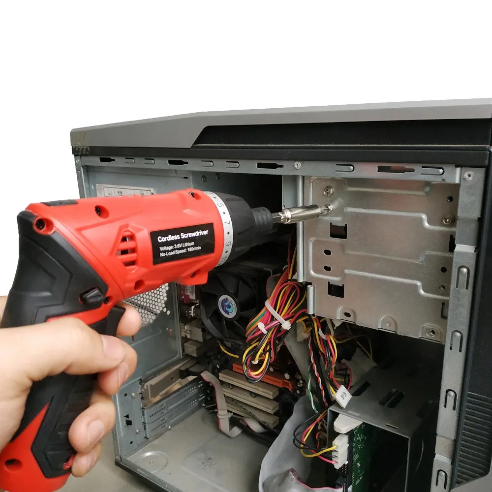 Kcs626p19pcs 3.6v Cordless Screwdriver With Usb Recharging Electric