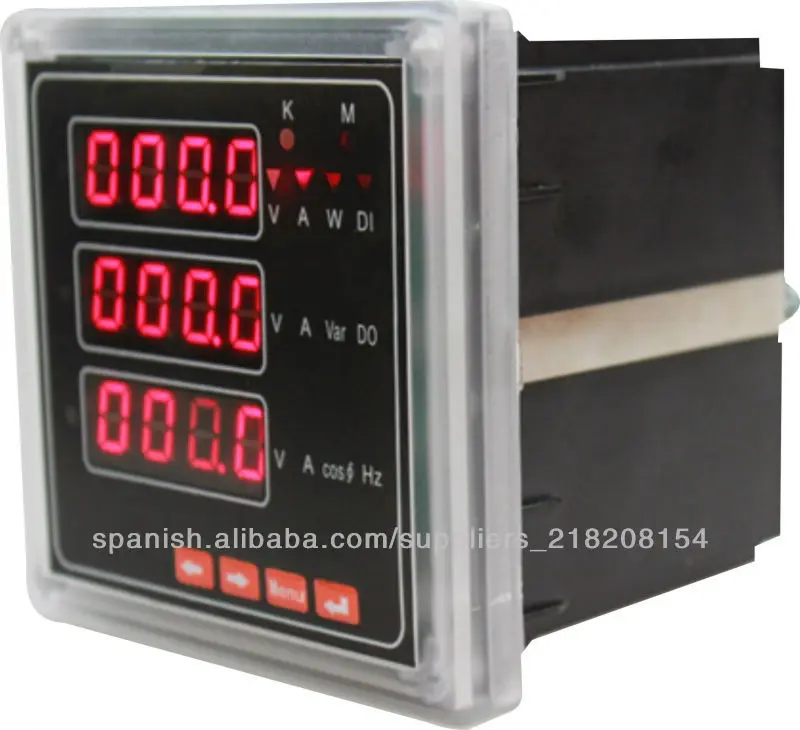 Ce Led Digital Energy Meter Rs485 Modbus Multifunction Power Meter