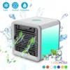 New Portable Mini Air Cooler Air Conditioner 7 Colors LED Light Humidifier personal space cooler