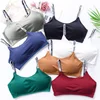 W1085 Wholesales Female Polychromatic Printed Letter Sport Bra