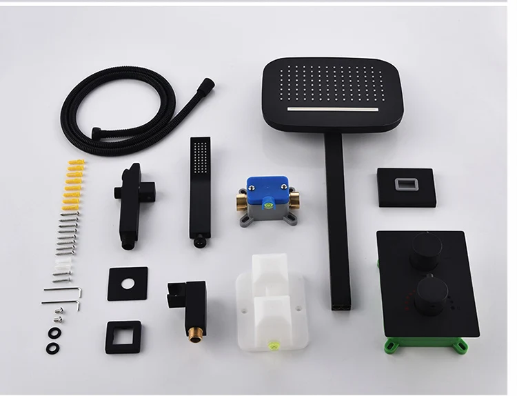 wall mounted rainfall mode shower sets