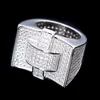 Hot Latest Luxury Big Cross Rings With Too Mucu Fashion Diamonds