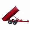 Hydraulic Tractor Dump Trailer with 4wheels 2000kgs tipper trailer for sale
