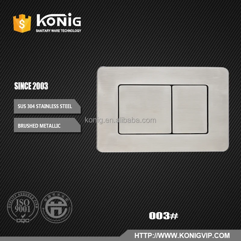 
Dual Flush Actuator Stainless Steel Plate for concealed cistern, front push button fit for Geberit concealed tank 