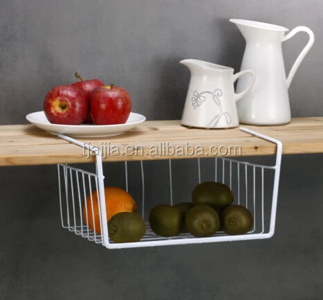 Houder keuken onder tafel nieuwe witte keuken onder plank opslag ...