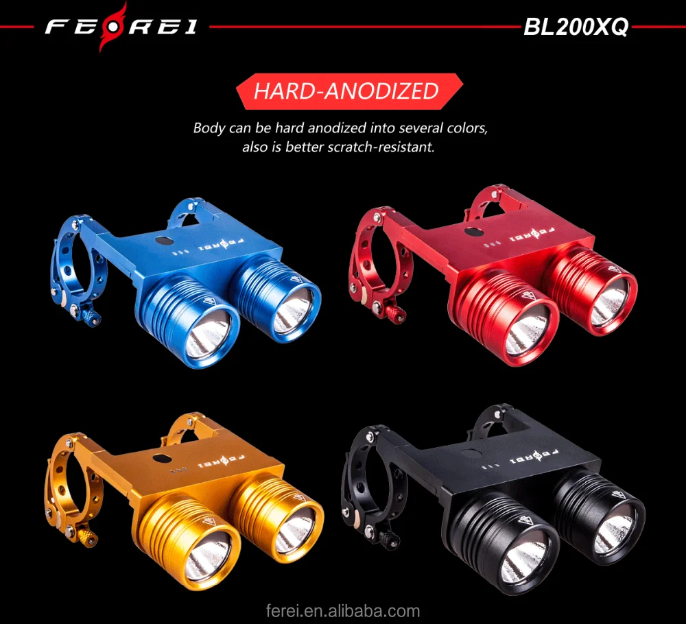 
1720 Lumen rechargeable E-bicycle lamp and bicycle frame light 