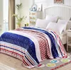 Best sell new design flannel raschal bedding set fleece blanket 100 polyester flannel throw