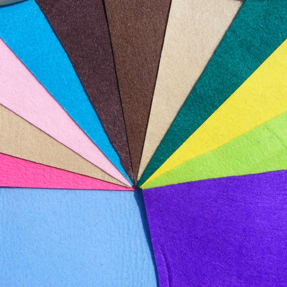 深灰色彩色毛毡卷羊毛涤纶毛毡面料定制厚实