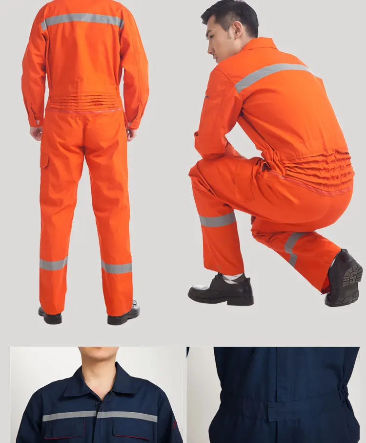 Factory Industrial Workwear Uniform Blue Wear Rough Resistance Workwear