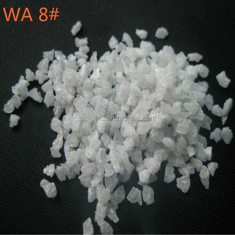 high quality 99% Al2O3 white fused alumina/white corundum grit for sale