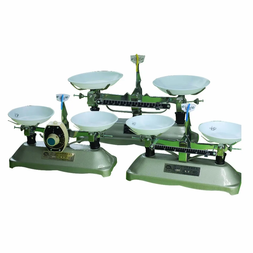 Laboratory Table Balance Scale With 6 Pans - Buy Double Beam Balance ...