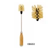 EB602 custom water bottle brush stand set with bamboo wooden handle