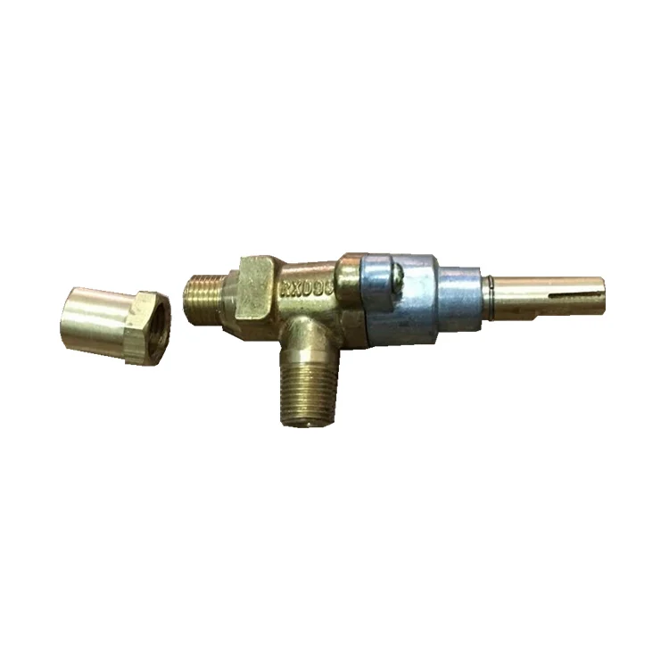 Brass gas safty valve with nozzle for BBQ grill