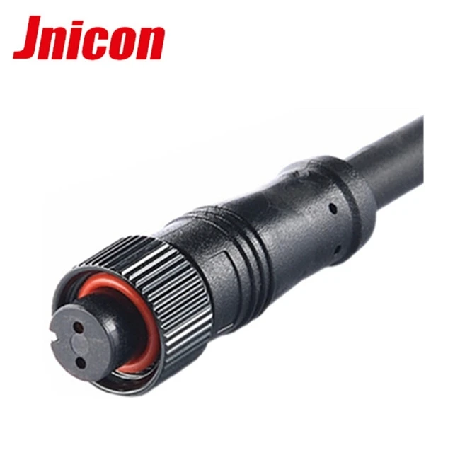 waterproof 2pin ip68 LED dc extension cable connector m12