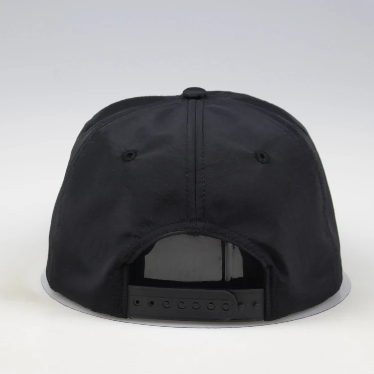 Custom Embroidery Blank Plain Rope Snapback Hat Nylon Snapback Rope Hat ...