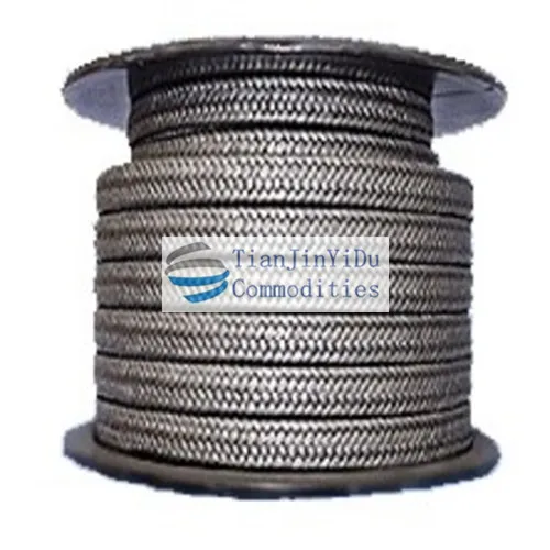 12mm Graphite Braided Packing With Inconel Wire Reinforced Outside