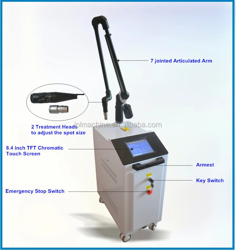 Eo Q Switch Laser Ktp Laser 1064 Long Pulse Nd Yag Laser 