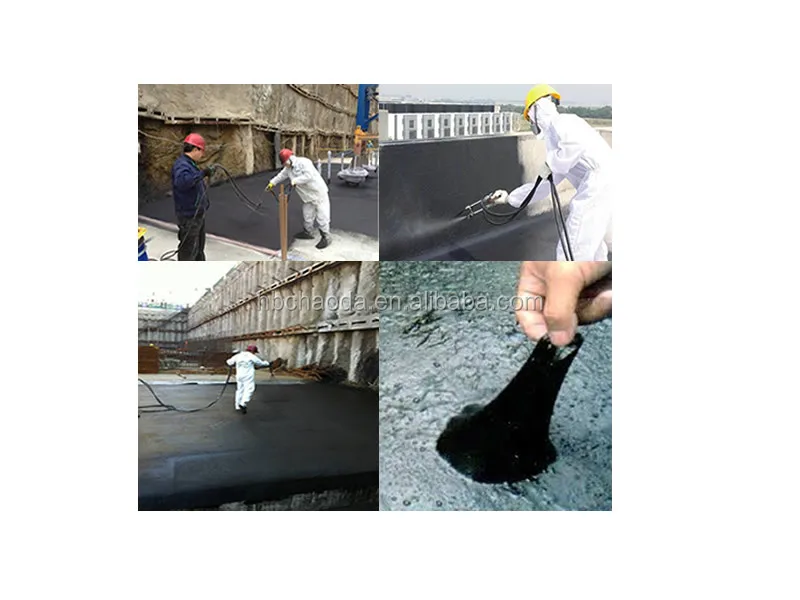 Non-curing rubber asphalt waterproof coating