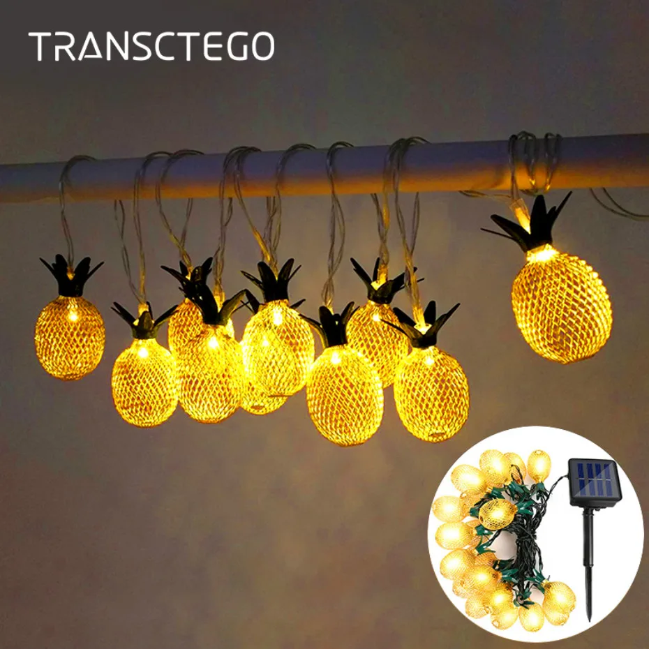 Details about   Hanging Solar Light Garden Pineapple Blink LED Decoration Exquisite Lantern Lamp 