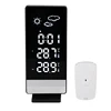 Color LED Display Indoor Outdoor Temperature CE Wireless Sensors Accurate Room Thermometer Monitor Weather Station