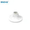 International Standard white round e27 lamp socket with individual package