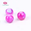 Multicolor Hot Sale mauve Color Glass Beads Spray paint Smooth earth beads