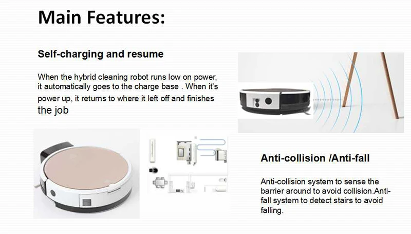 Tuya Robot Aspirateur Laveur Avec L'application Wi fi Tuya Robot Aspirateur Laveur Avec L'application Wi fi