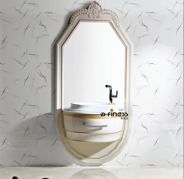 Middle East Arabic Style Wall Hung Bathroom Mirror With
