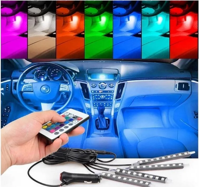 High Brightness Usa Quality Multi Color Neon Led Car Atmosphere Light