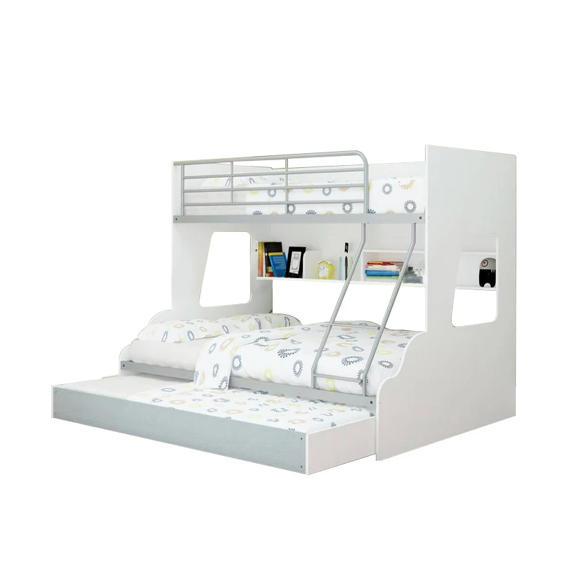 single over double bunk bed with trundle