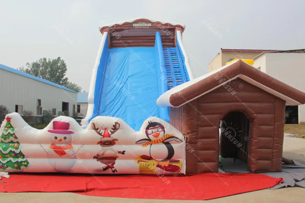 Toboggan Run Inflatable Slide Giant Snow Slide,Toboggan Tube Slide